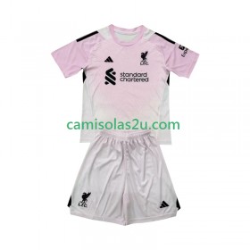 Camisolas de futebol Liverpool Guarda Redes Criança Equipamento 3ª 2025/26 Manga Curta
